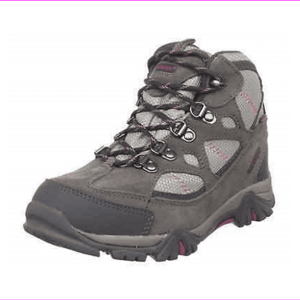 HI-TEC 30089 Kids Renegade Trail WP Jr Childrens Lace-Up Boots Hot Grey Suede Youth 7 M US HI-TEC 30089 Kids Renegade Trail WP Jr Childrens Lace-Up Boots Hot Grey Suede Youth 7 M US